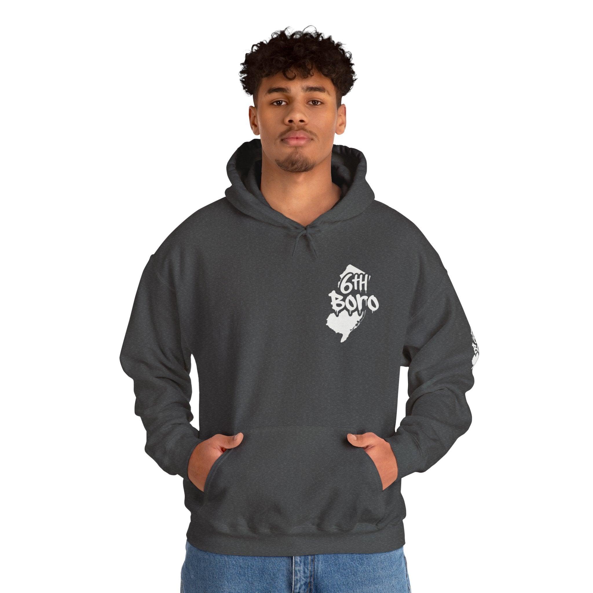 Hustle Like a Jersey Girl | Unisex Midweight Hoodie | NJ Women’s Streetwear | New Jersey Pride Clothing