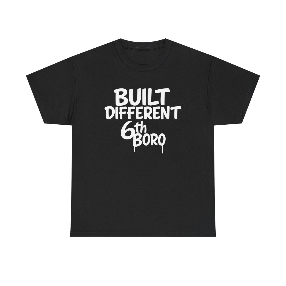 Built Different – 6th Boro | Bold Graffiti Hoodie or Tee | Jersey Streetwear | Urban NJ Clothing