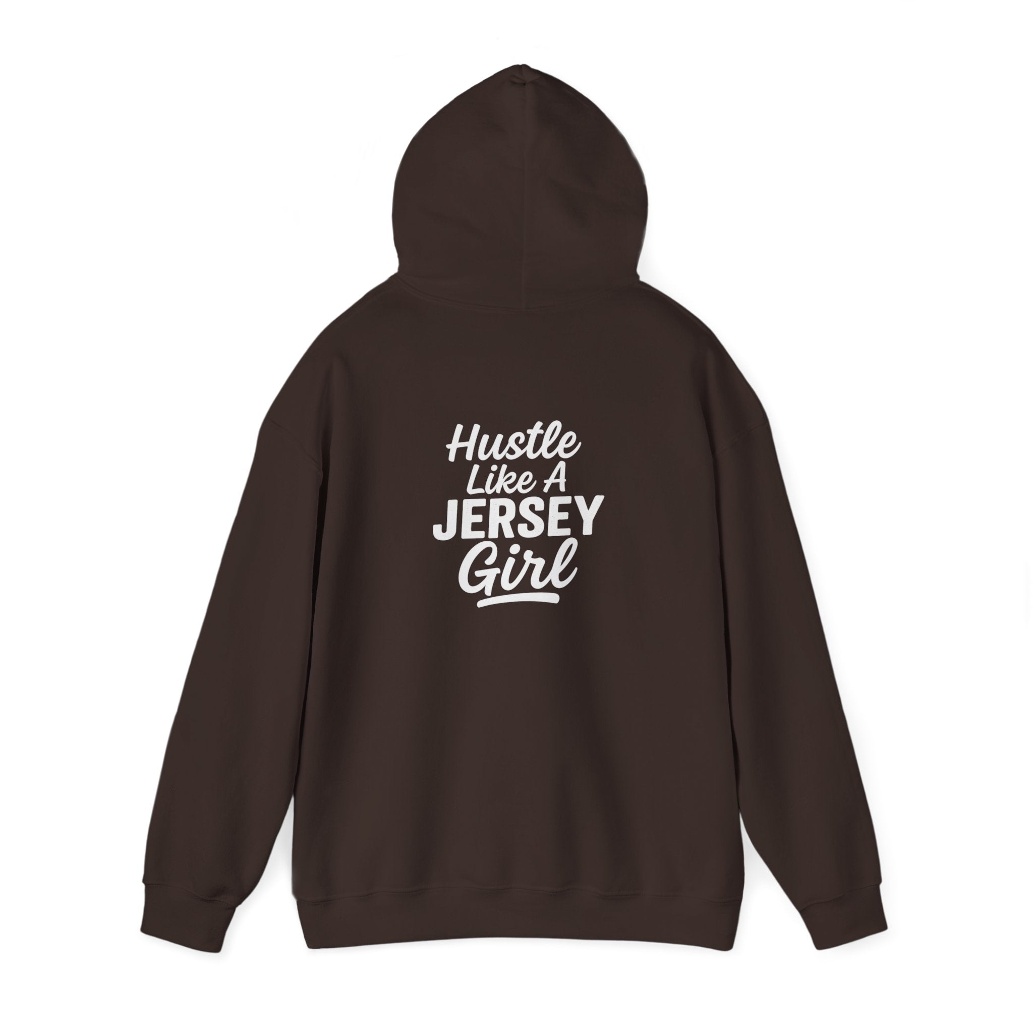 Hustle Like a Jersey Girl | Unisex Midweight Hoodie | NJ Women’s Streetwear | New Jersey Pride Clothing