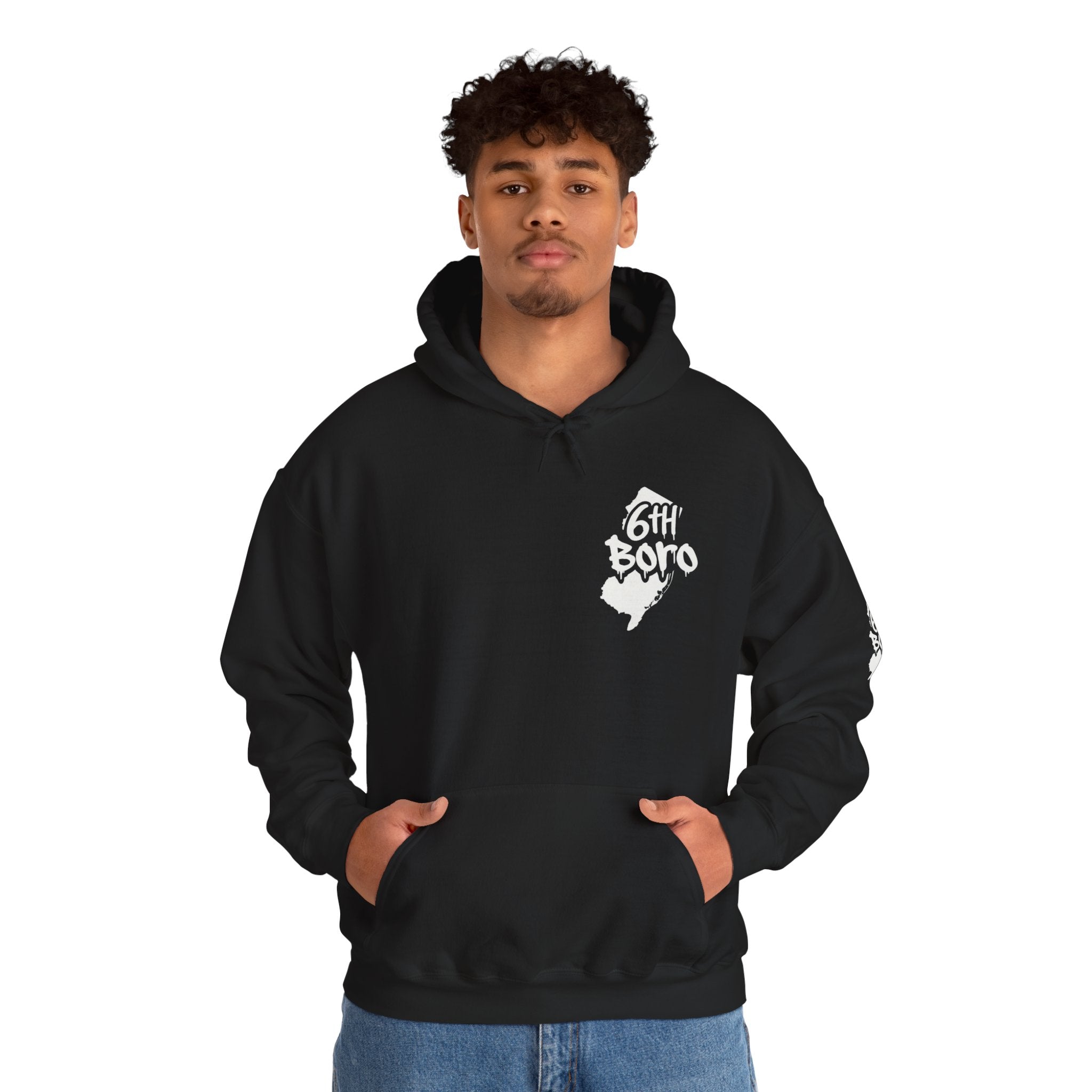 Hustle Like a Jersey Girl | Unisex Midweight Hoodie | NJ Women’s Streetwear | New Jersey Pride Clothing