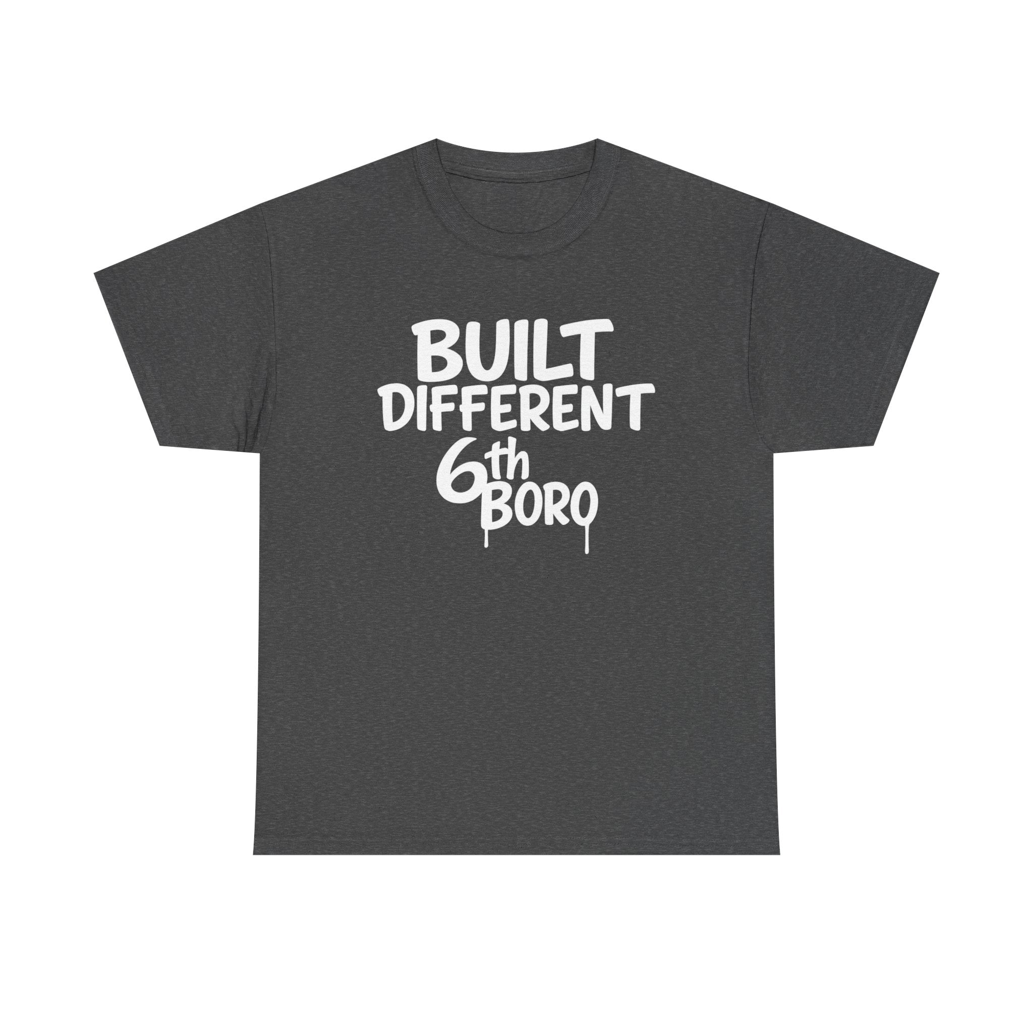 Built Different – 6th Boro | Bold Graffiti Hoodie or Tee | Jersey Streetwear | Urban NJ Clothing