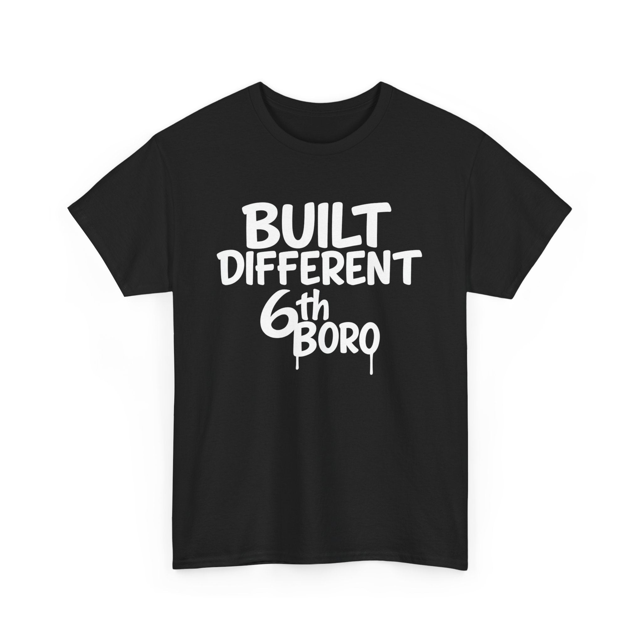 Built Different – 6th Boro | Bold Graffiti Hoodie or Tee | Jersey Streetwear | Urban NJ Clothing
