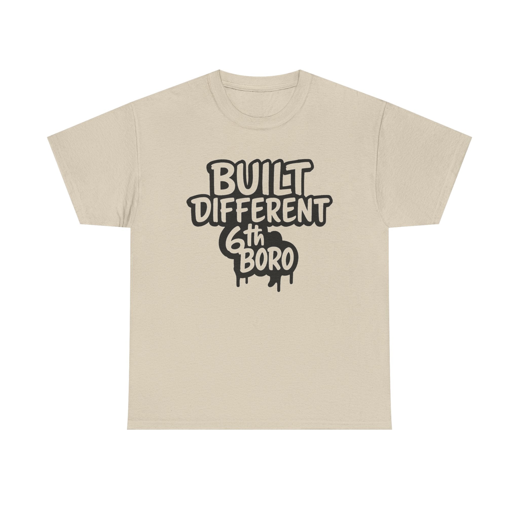 Built Different 6th Boro Unisex Heavy Cotton Tee | Streetwear Shirt, Casual Tee, Gift for Him, Urban Fashion, Trendy Graphic Tee