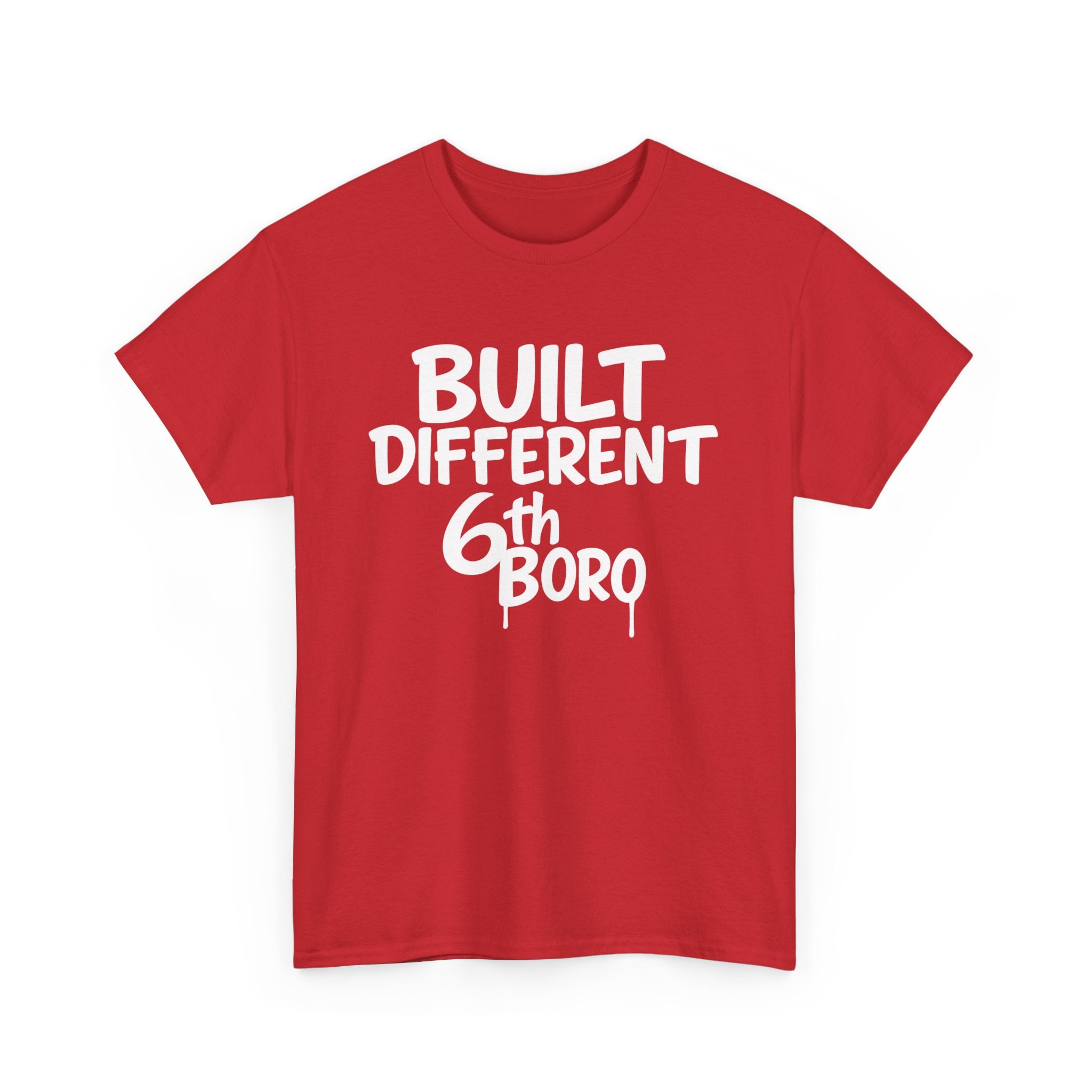 Built Different – 6th Boro | Bold Graffiti Hoodie or Tee | Jersey Streetwear | Urban NJ Clothing