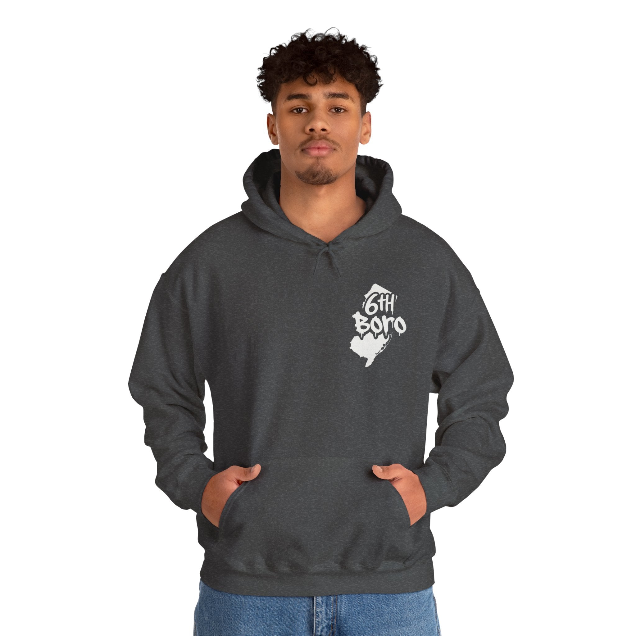 Hustle Like a Jersey Girl | Unisex Midweight Hoodie | NJ Women’s Streetwear | New Jersey Pride Clothing