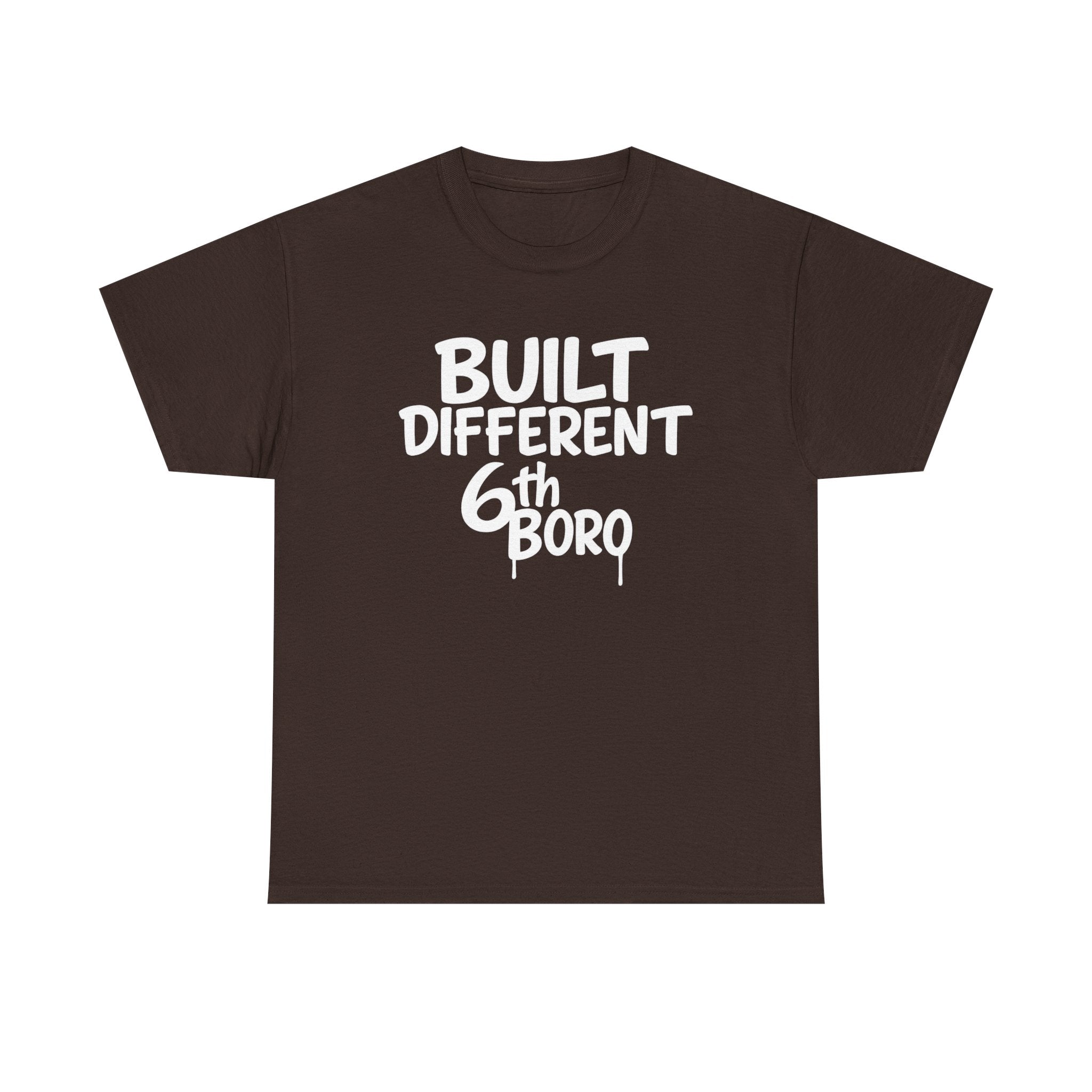Built Different – 6th Boro | Bold Graffiti Hoodie or Tee | Jersey Streetwear | Urban NJ Clothing