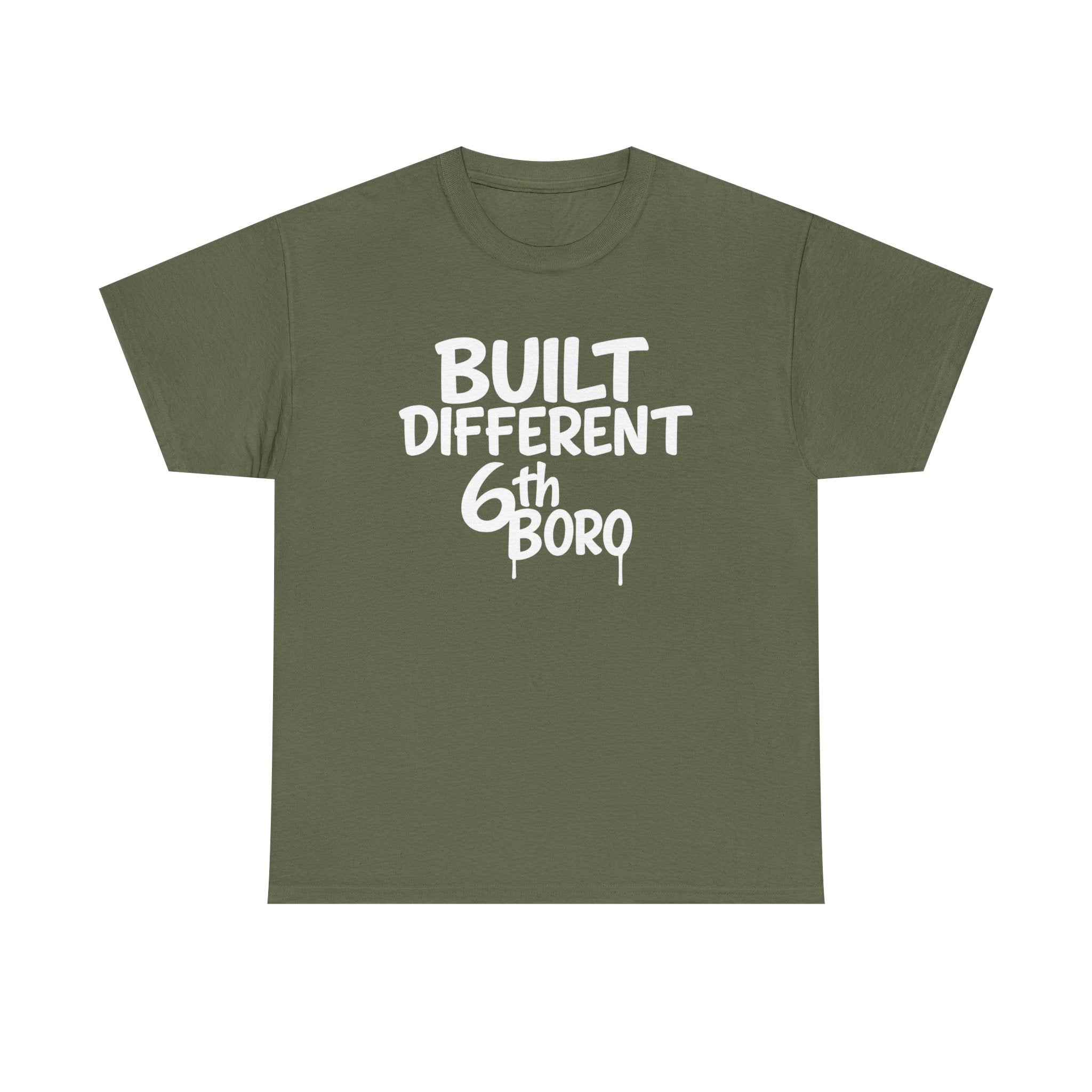 Built Different – 6th Boro | Bold Graffiti Hoodie or Tee | Jersey Streetwear | Urban NJ Clothing
