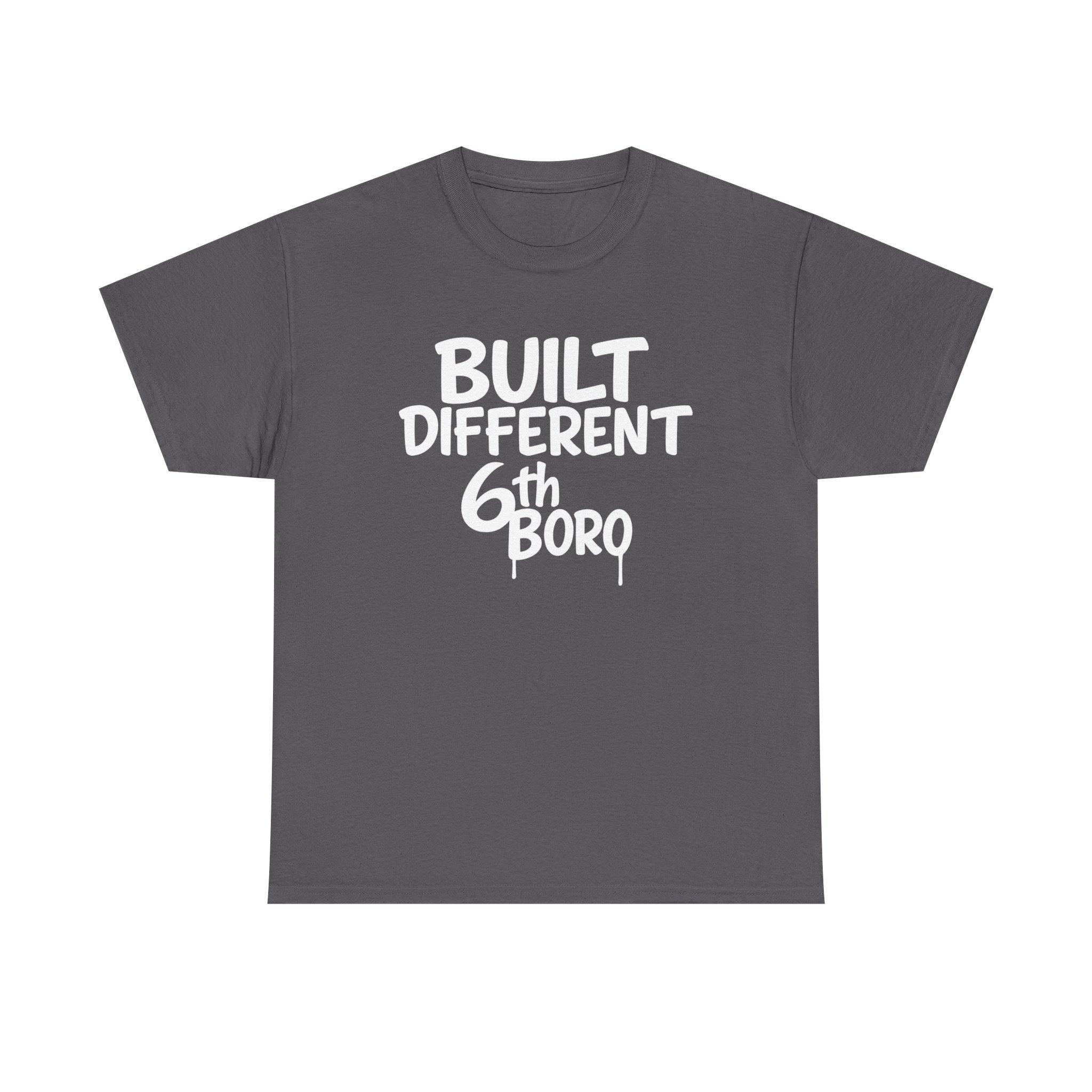 Built Different – 6th Boro | Bold Graffiti Hoodie or Tee | Jersey Streetwear | Urban NJ Clothing